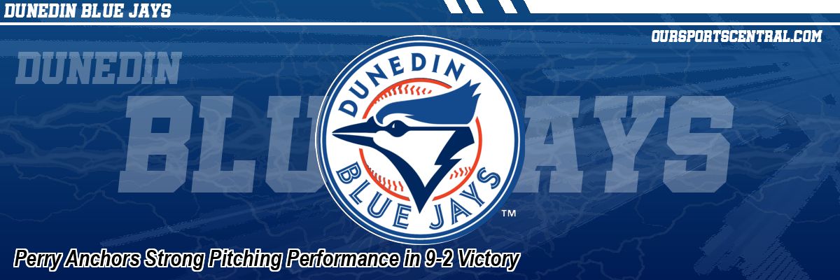 Perry Anchors Strong Pitching Performance in 9-2 Victory