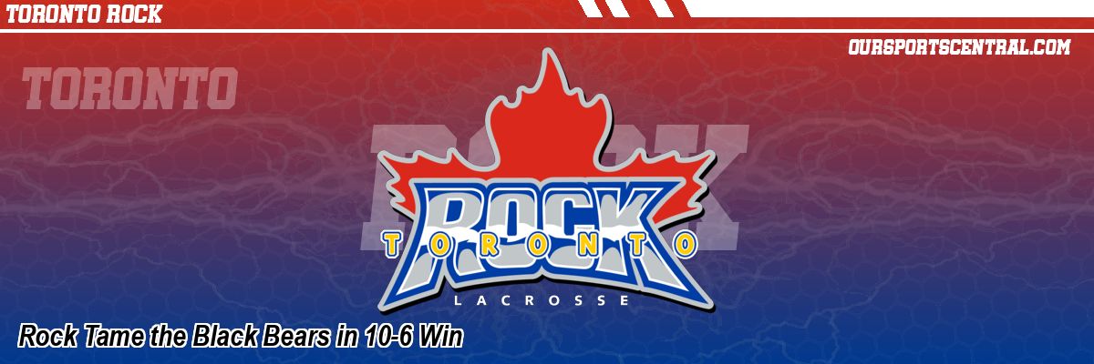 Rock Tame the Black Bears in 10-6 Win