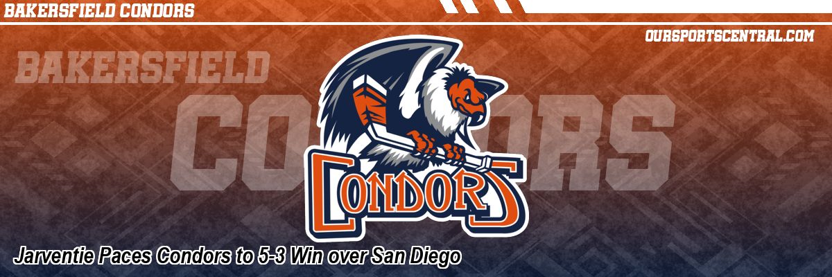 Jarventie Paces Condors to 5-3 Win over San Diego