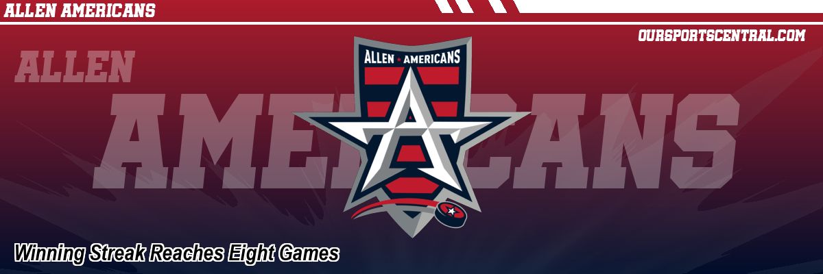 Winning Streak Reaches Eight Games