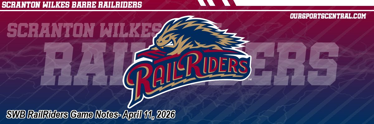 SWB RailRiders Game Notes- April 11, 2026