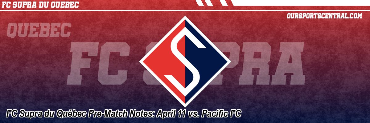 FC Supra du Québec Pre-Match Notes: April 11 vs. Pacific FC