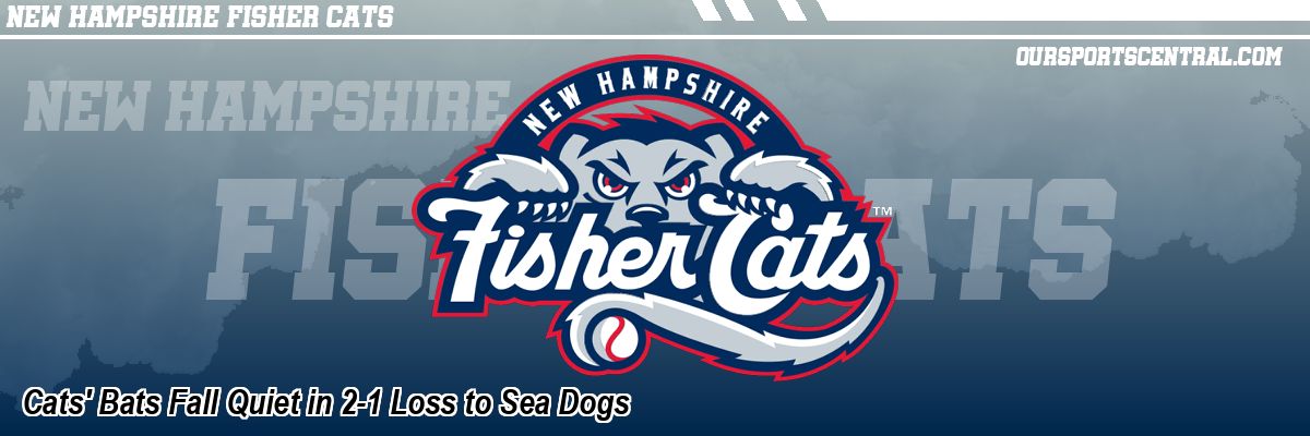 Cats' Bats Fall Quiet in 2-1 Loss to Sea Dogs