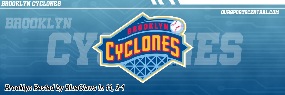 Brooklyn Bested by BlueClaws in 11, 2-1