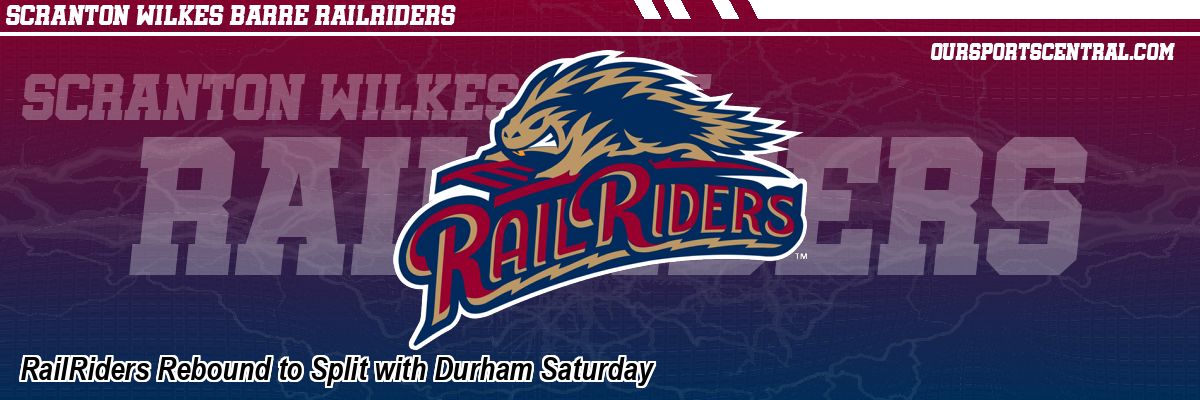 RailRiders Rebound to Split with Durham Saturday