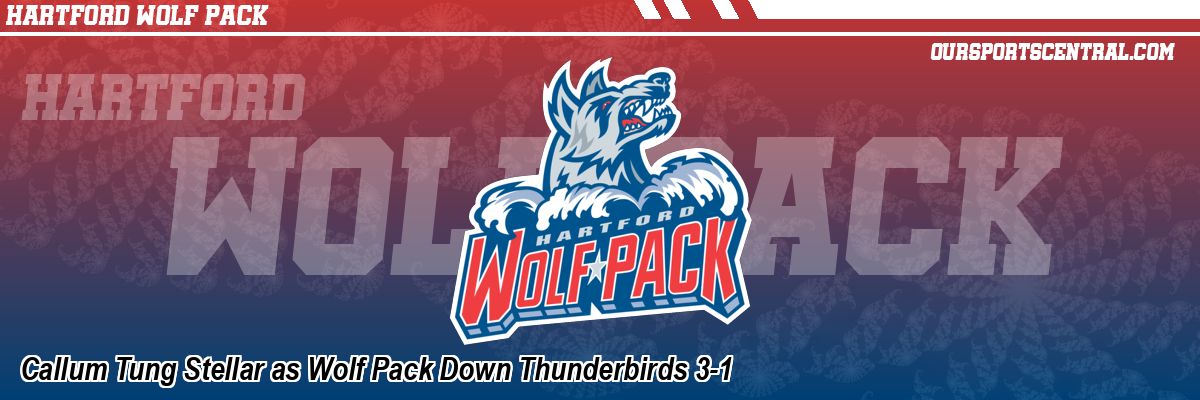 Callum Tung Stellar as Wolf Pack Down Thunderbirds 3-1