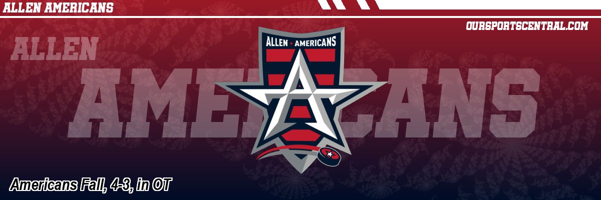 Americans Fall, 4-3, in OT