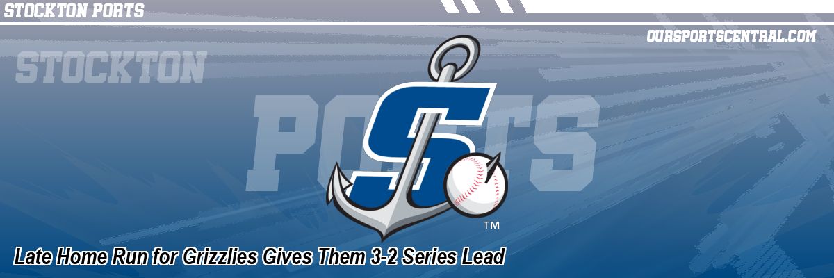 Late Home Run for Grizzlies Gives Them 3-2 Series Lead