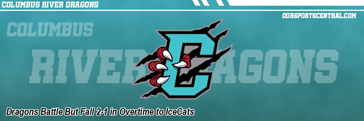 Dragons Battle But Fall 2-1 in Overtime to IceCats