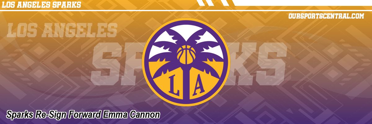 Sparks Re-Sign Forward Emma Cannon
