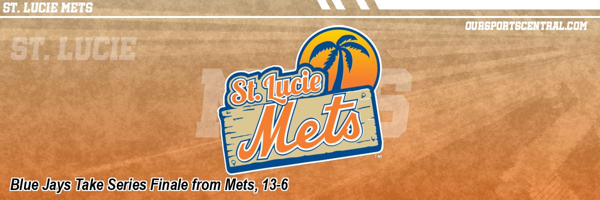 Blue Jays Take Series Finale from Mets, 13-6