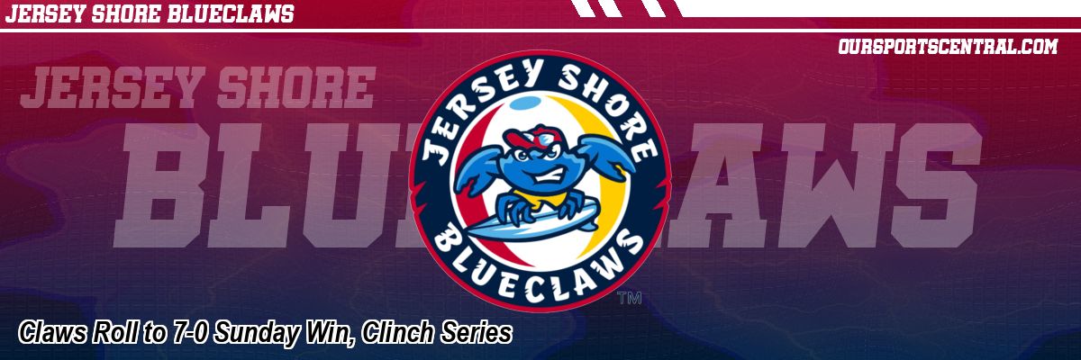 Claws Roll to 7-0 Sunday Win, Clinch Series