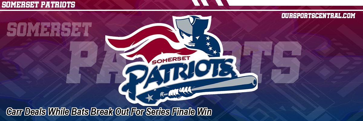 Carr Deals While Bats Break Out For Series Finale Win