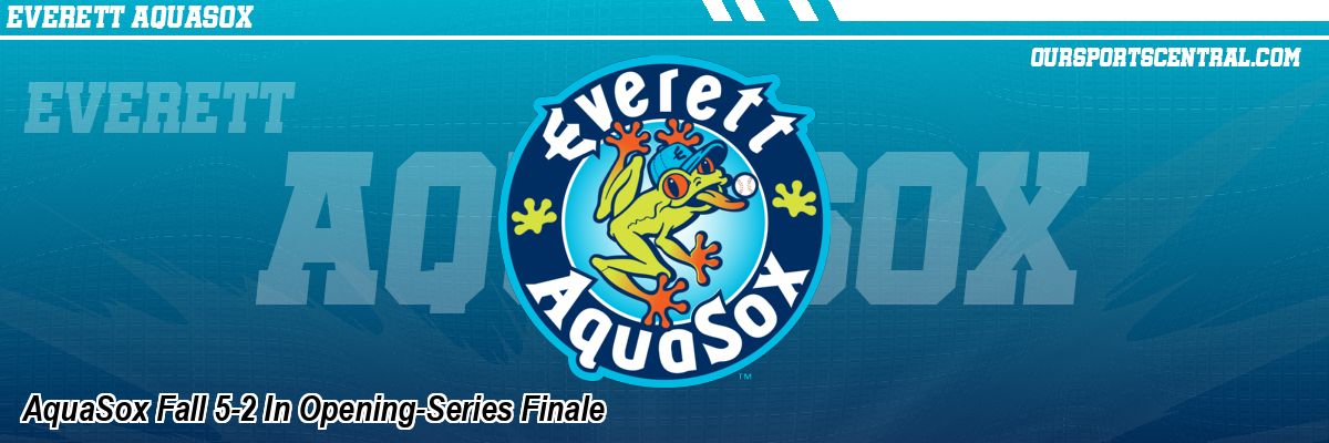 AquaSox Fall 5-2 In Opening-Series Finale