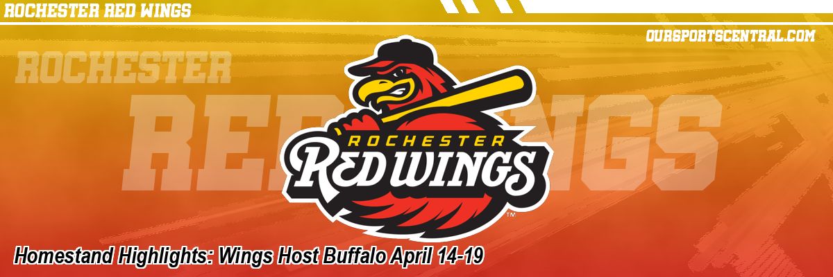 Homestand Highlights: Wings Host Buffalo April 14-19