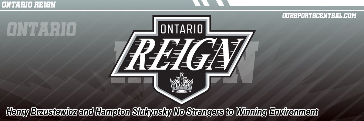Henry Brzustewicz and Hampton Slukynsky No Strangers to Winning Environment