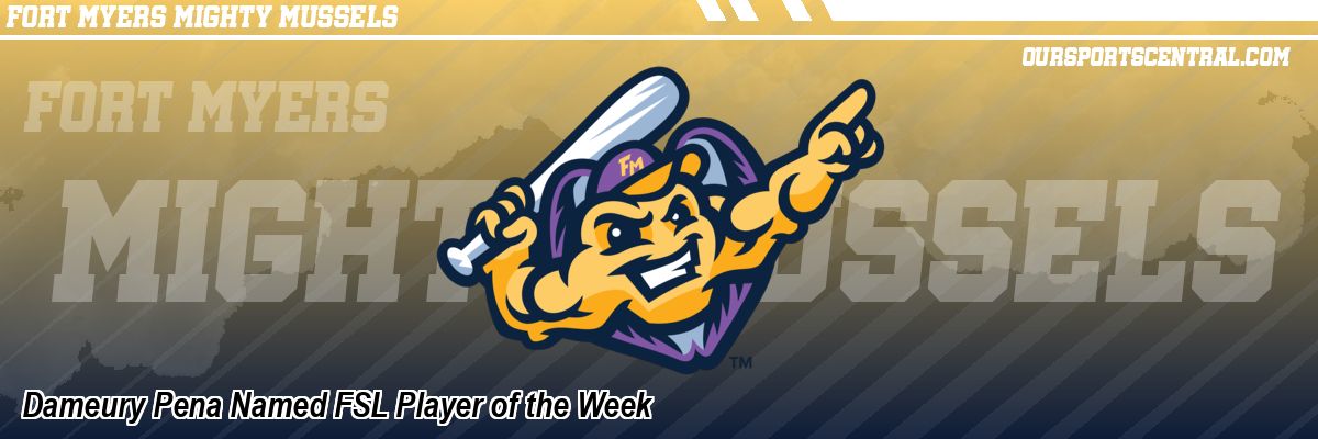 Dameury Pena Named FSL Player of the Week