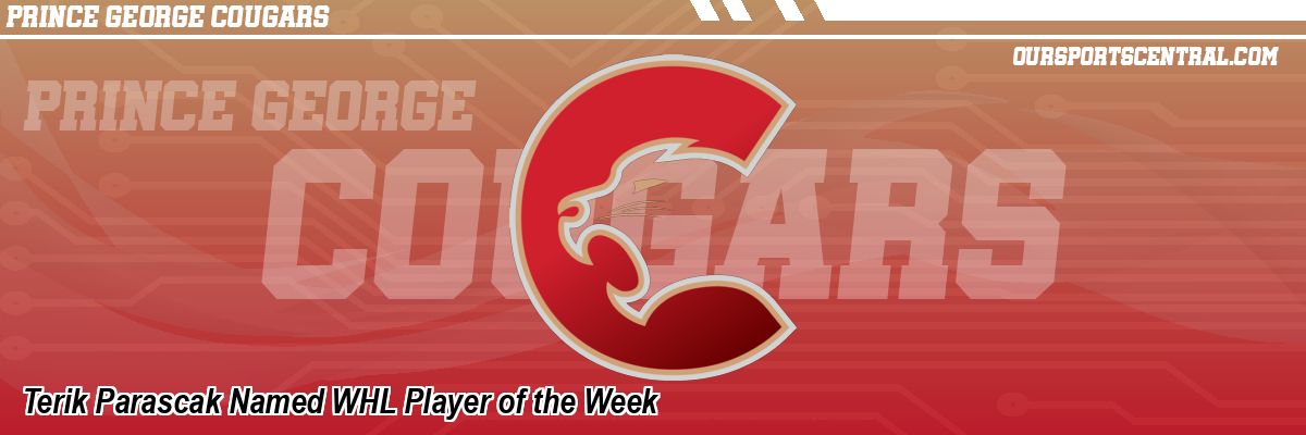 Terik Parascak Named WHL Player of the Week