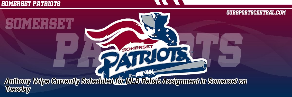 Anthony Volpe Currently Scheduled for MLB Rehab Assignment in Somerset on Tuesday