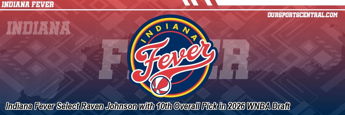 Indiana Fever Select Raven Johnson with 10th Overall Pick in 2026 WNBA Draft