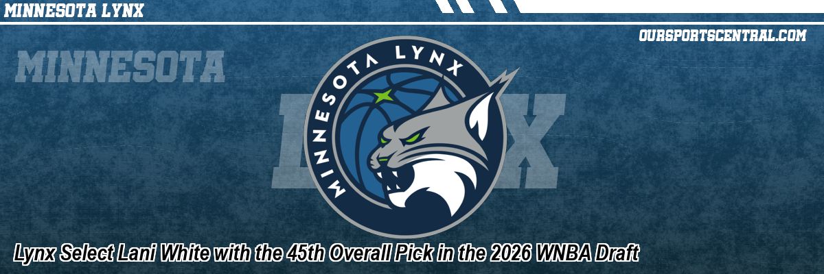 Lynx Select Lani White with the 45th Overall Pick in the 2026 WNBA Draft