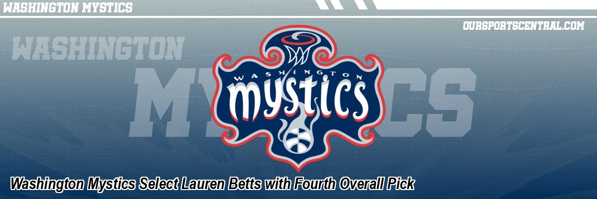 Washington Mystics Select Lauren Betts with Fourth Overall Pick
