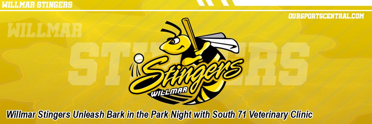 Willmar Stingers Unleash Bark in the Park Night with South 71 Veterinary Clinic