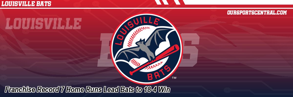 Franchise Record 7 Home Runs Lead Bats to 18-4 Win