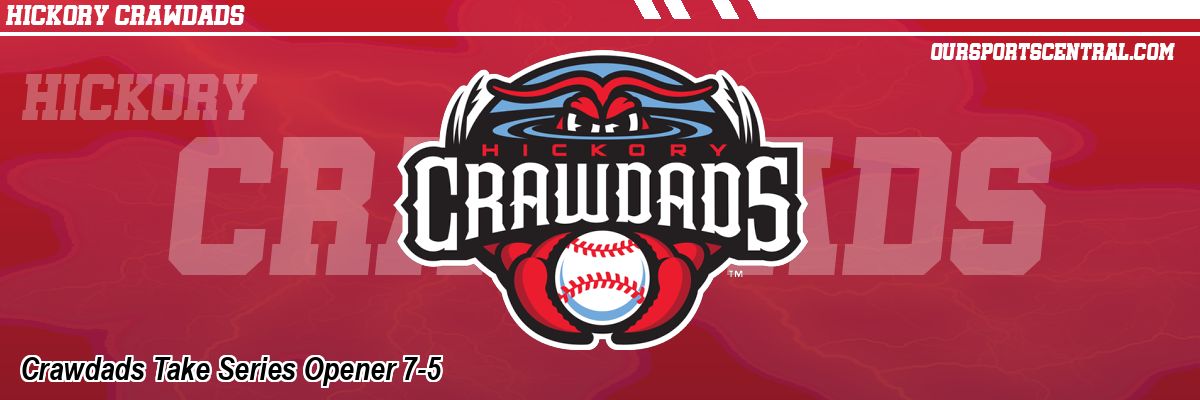Crawdads Take Series Opener 7-5