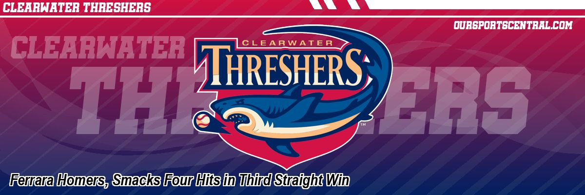 Ferrara Homers, Smacks Four Hits in Third Straight Win