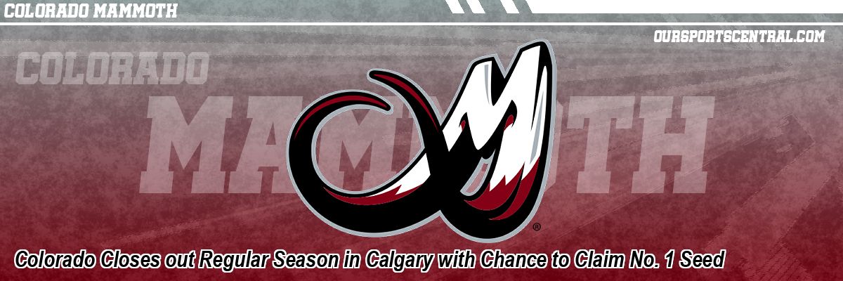 Colorado Closes out Regular Season in Calgary with Chance to Claim No. 1 Seed