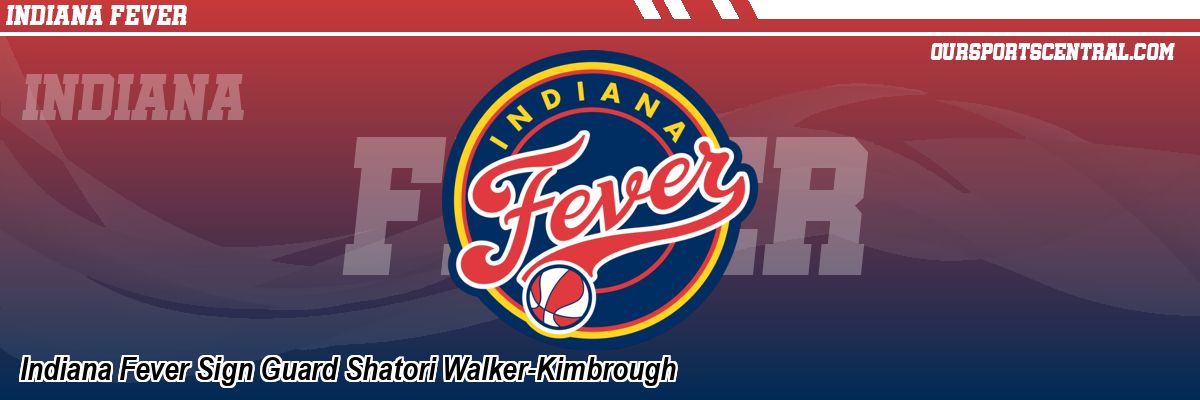 Indiana Fever Sign Guard Shatori Walker-Kimbrough