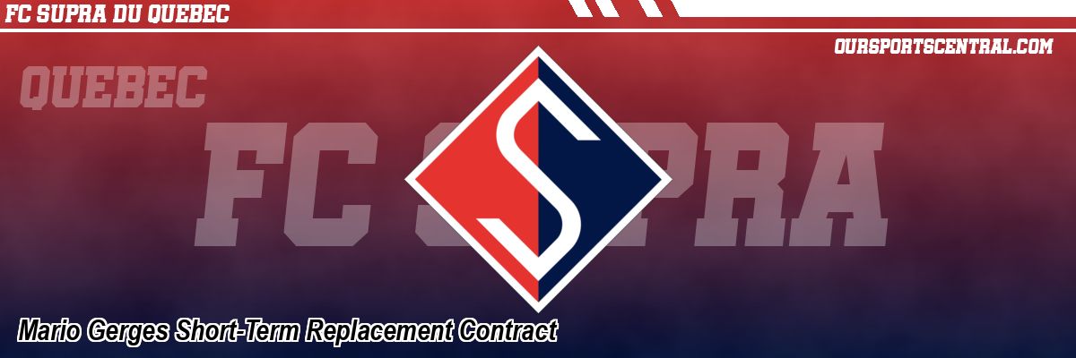 Mario Gerges Short-Term Replacement Contract