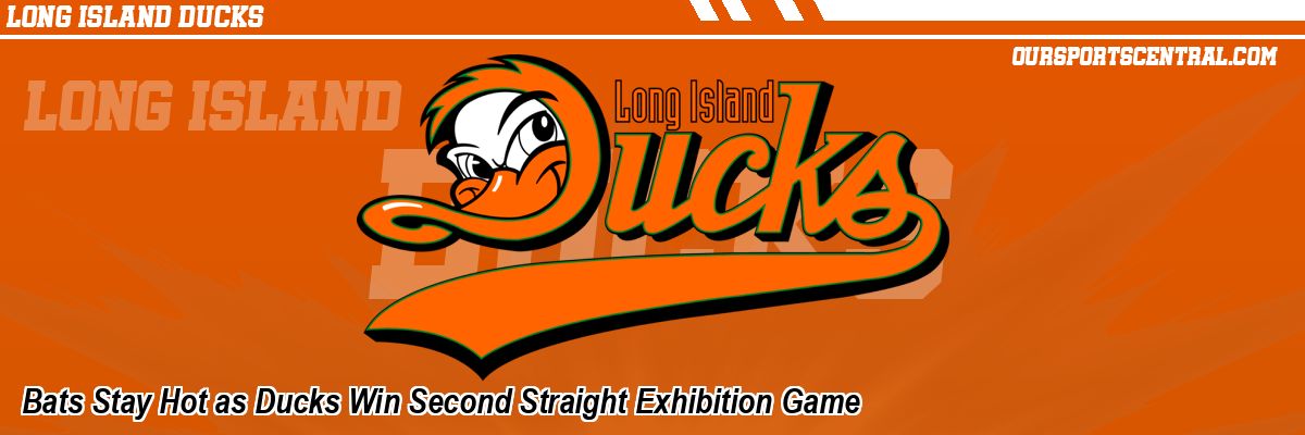 Bats Stay Hot as Ducks Win Second Straight Exhibition Game