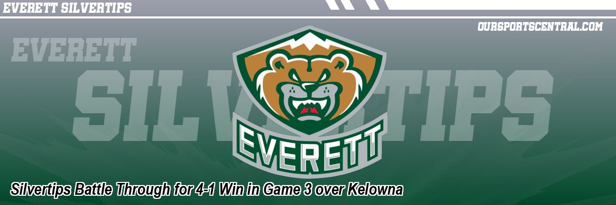 Silvertips Battle Through for 4-1 Win in Game 3 over Kelowna