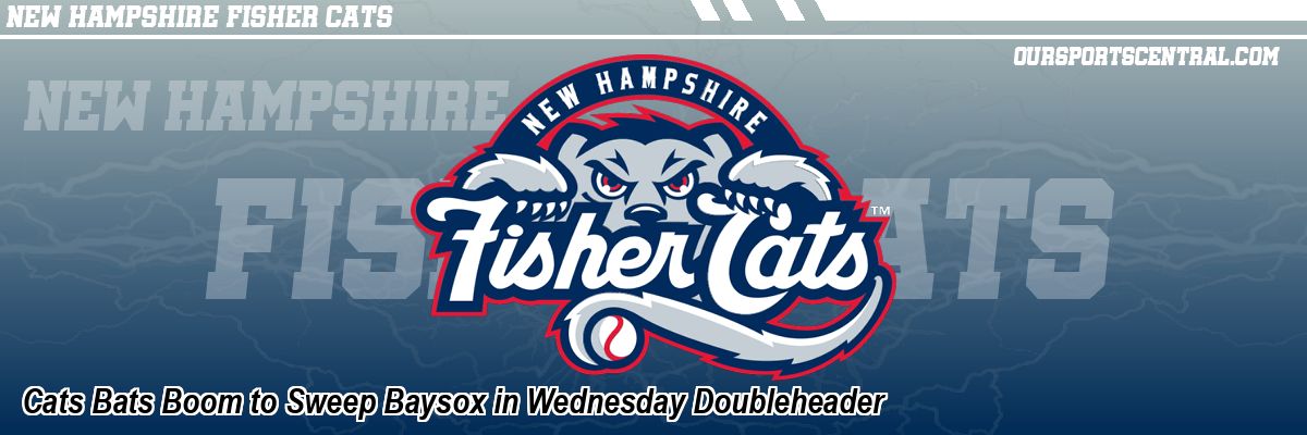 Cats Bats Boom to Sweep Baysox in Wednesday Doubleheader