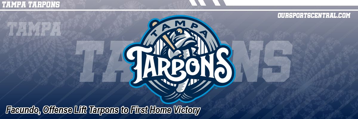 Facundo, Offense Lift Tarpons to First Home Victory