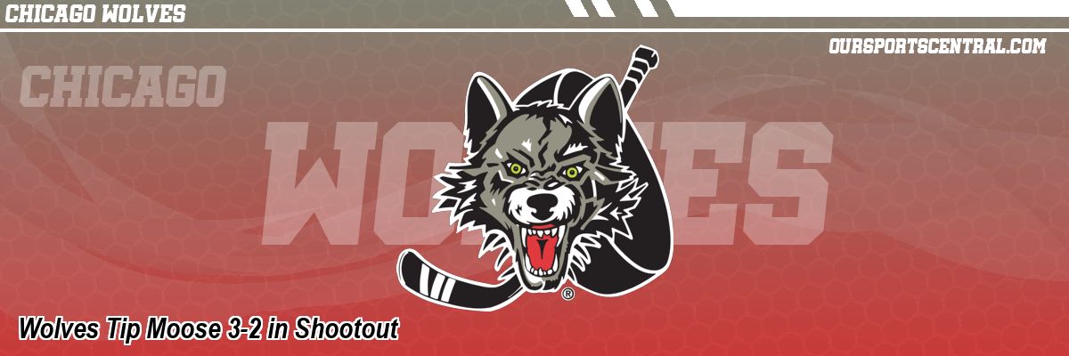 Wolves Tip Moose 3-2 in Shootout