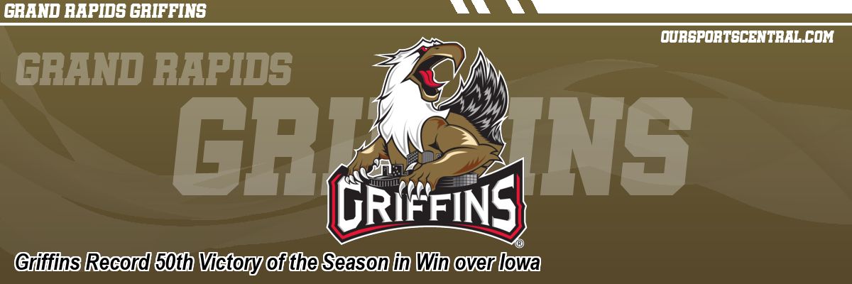 Griffins Record 50th Victory of the Season in Win over Iowa