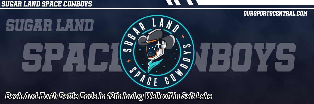 Back-And-Forth Battle Ends in 12th Inning Walk off in Salt Lake