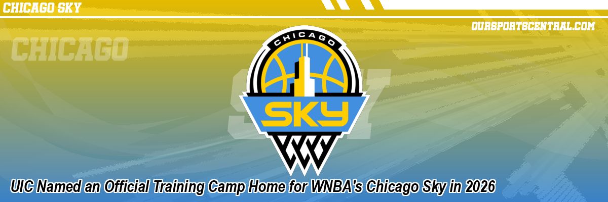 UIC Named an Official Training Camp Home for WNBA's Chicago Sky in 2026