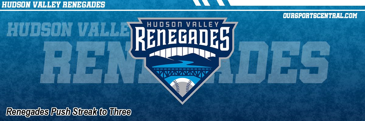 Renegades Push Streak to Three
