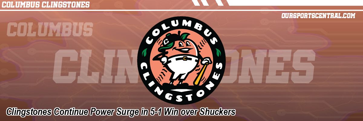 Clingstones Continue Power Surge in 5-1 Win over Shuckers