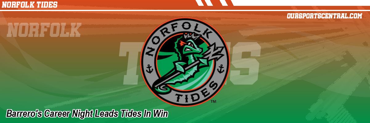 Barrero's Career Night Leads Tides In Win
