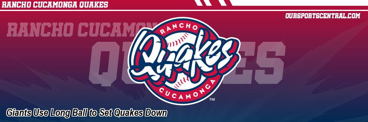 Giants Use Long Ball to Set Quakes Down