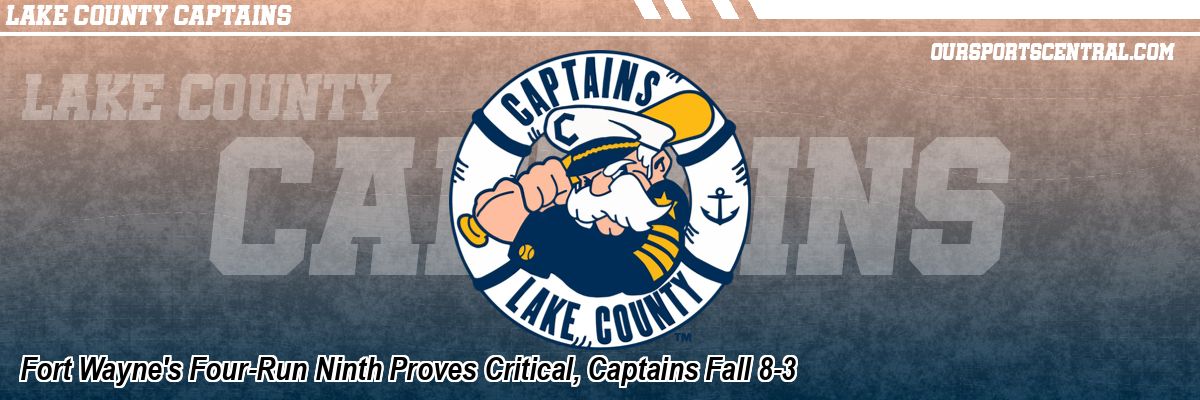 Fort Wayne's Four-Run Ninth Proves Critical, Captains Fall 8-3