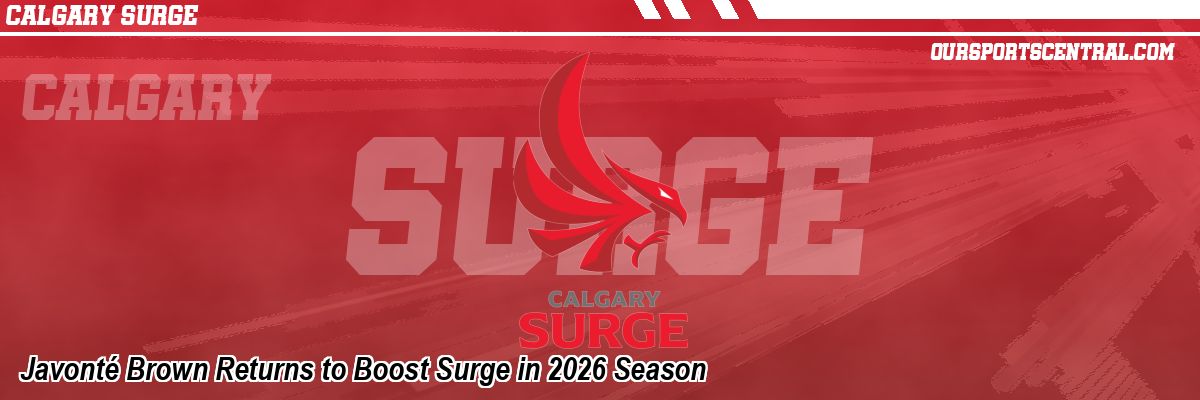 Javonté Brown Returns to Boost Surge in 2026 Season