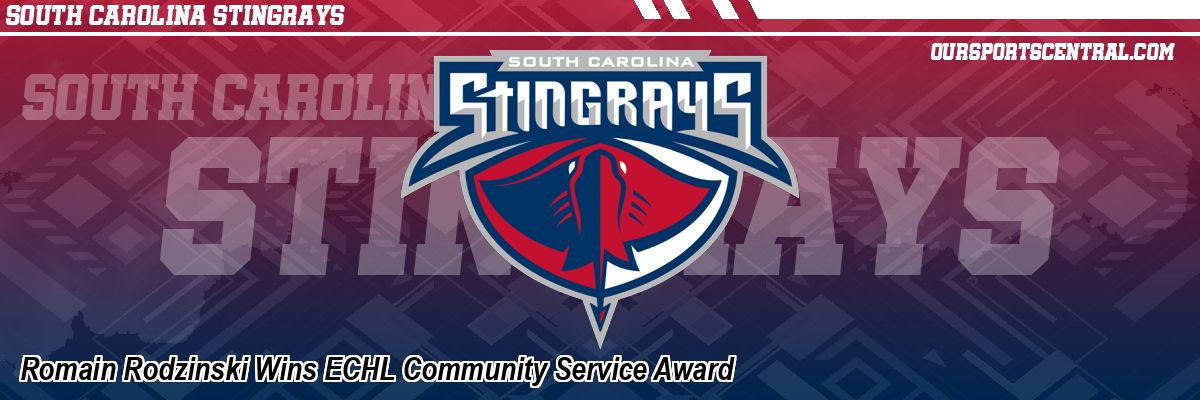 Romain Rodzinski Wins ECHL Community Service Award