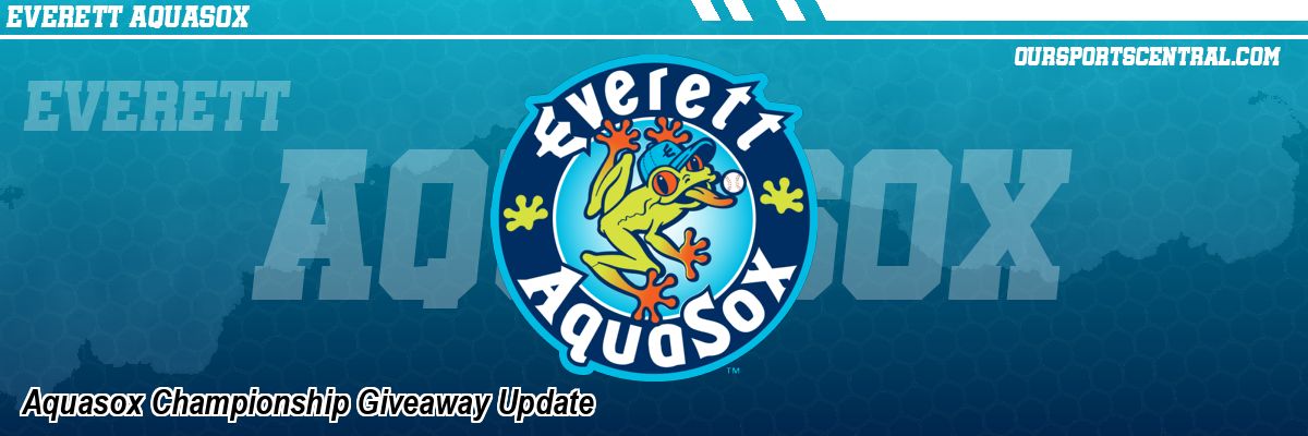 Aquasox Championship Giveaway Update