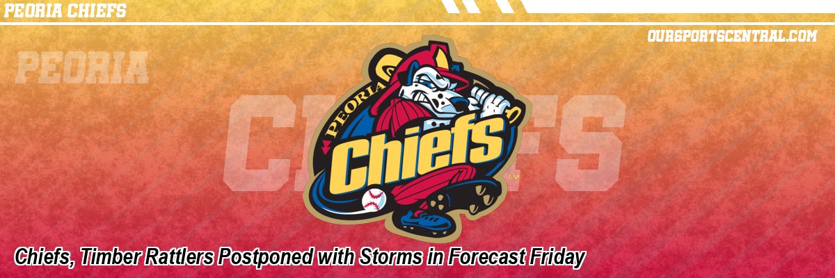 Chiefs, Timber Rattlers Postponed with Storms in Forecast Friday